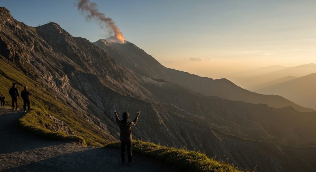 kawah ijen blue fire tour from banyuwangi — Photorealistic editorial travel photograph relevant to: The honest, expert p