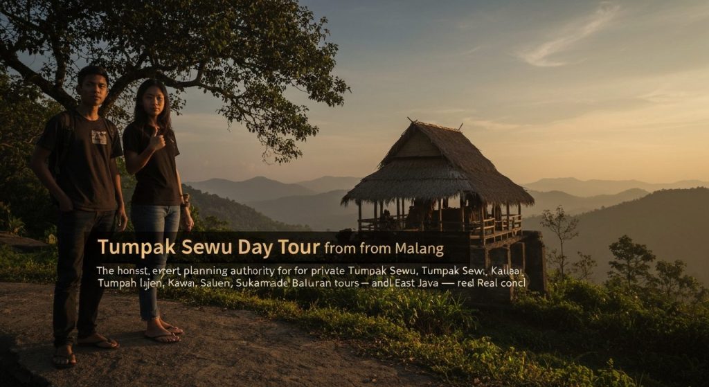 tumpak sewu day tour from malang — Photorealistic editorial travel photograph relevant to: The honest, expert planning a