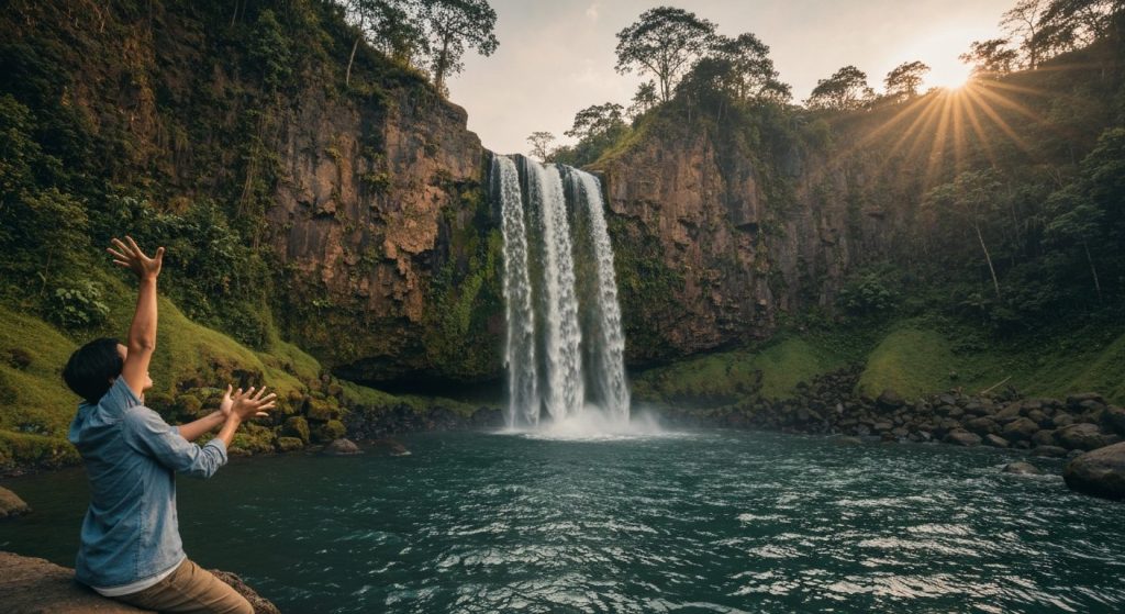 tumpak sewu waterfall — Photorealistic editorial travel photograph relevant to: The honest, expert planning authority fo
